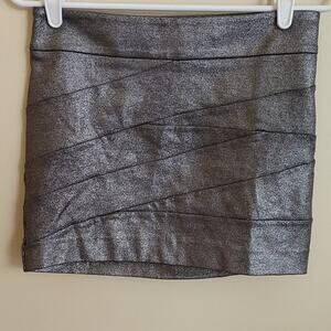 Express Silver Bandage Skirt Size 00
